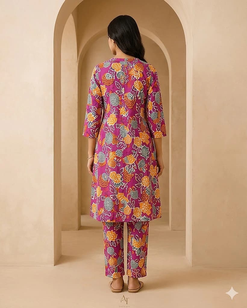 Pink Floral Co-ord Set