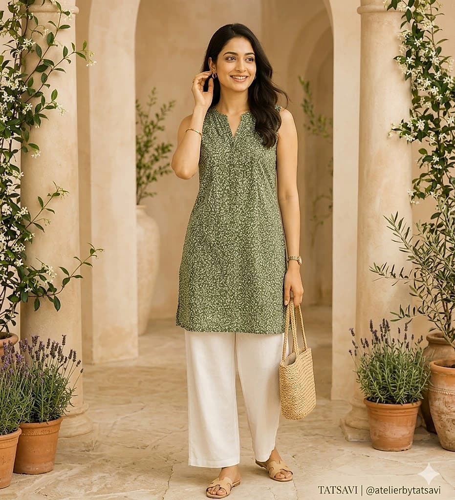 Sage Green Kurti