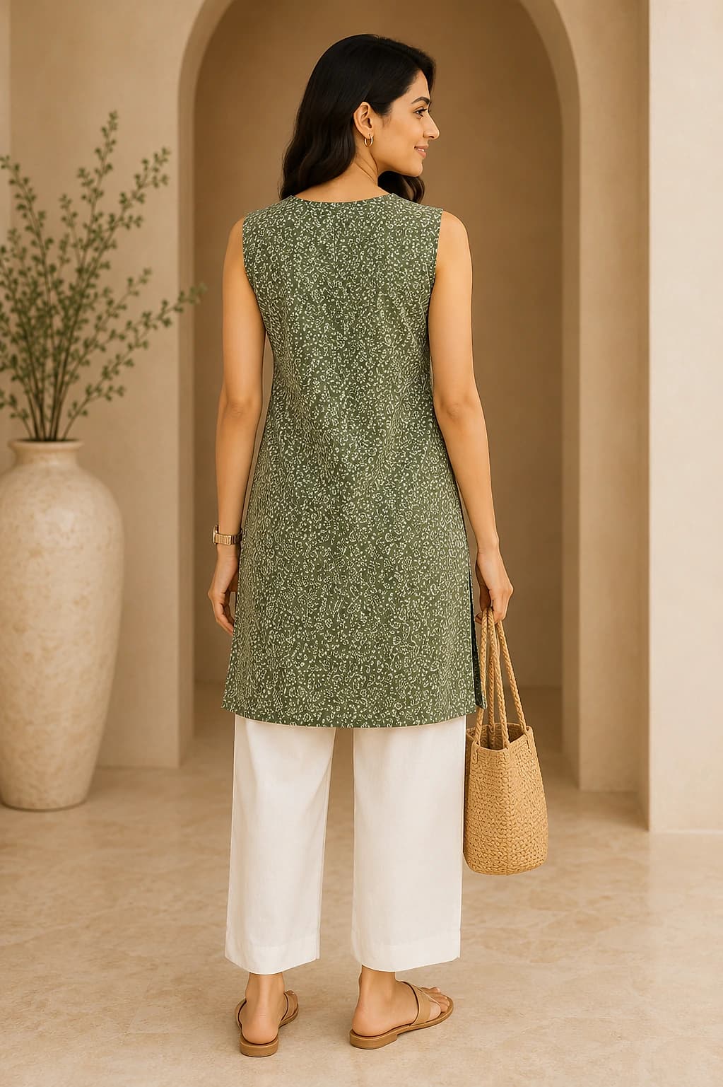 Sage Green Kurti